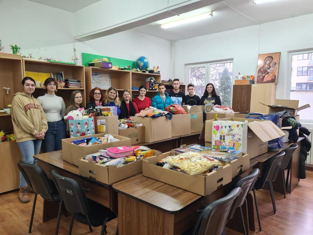 Moș Crăciun pentru elevii din Bohotin