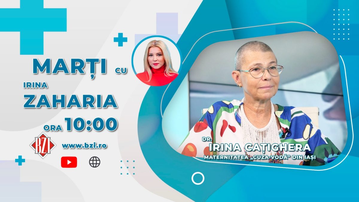 Dr. Irina Cațighera, medic la Maternitatea Cuza Vodă Iași, vine în platoul BZI LIVE să discute despre măsurile de contracepție folosite în întreaga lume