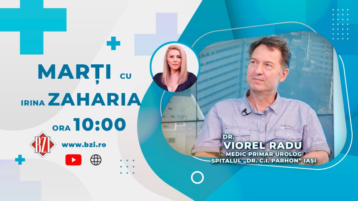 Dr. Viorel Radu, medic primar urolog, Spitalul ”C. I Parhon” Iași, discută în emisiunea BZI LIVE despre afecțiunile neoplazice urologice
