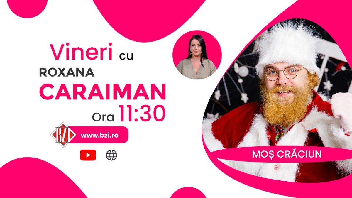 Renii l-au adus tocmai din Laponia în studioul BZI LIVE! Moș Crăciun, cel mai iubit personaj, vorbește cu toți copiii și părinții