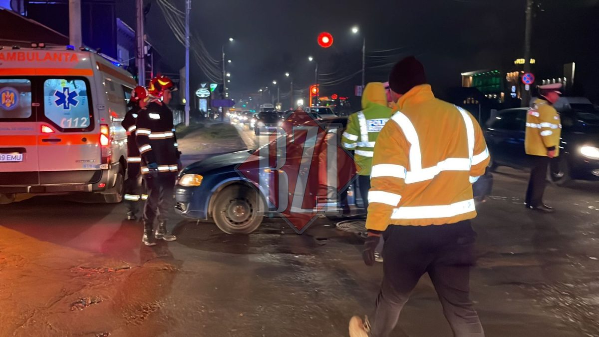 Accident rutier în municipiul Iași. Au fost implicate două autoturisme – EXCLUSIV, FOTO