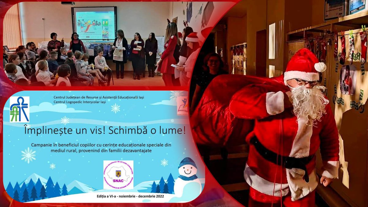 CJRAE ajută copiii cu cerințe educaționale speciale, prin proiectul „Împlinește un vis! Schimbă o lume!”