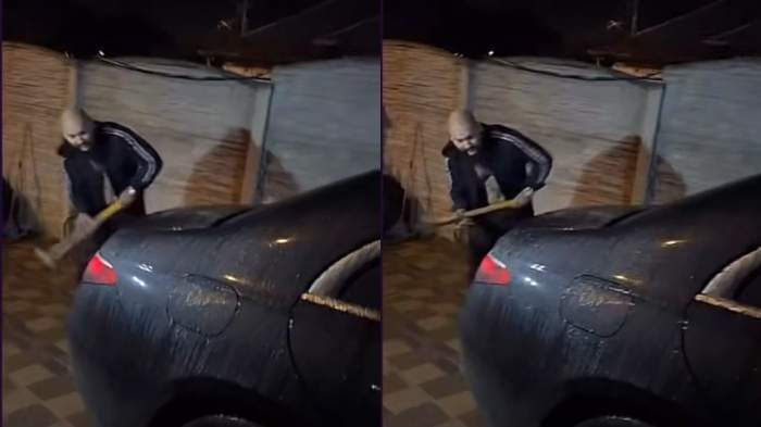 Dani Mocanu și-a lăsat fanii fără cuvinte. Artistul și-a distrus cu un topor bolidul de 200.000 de euro