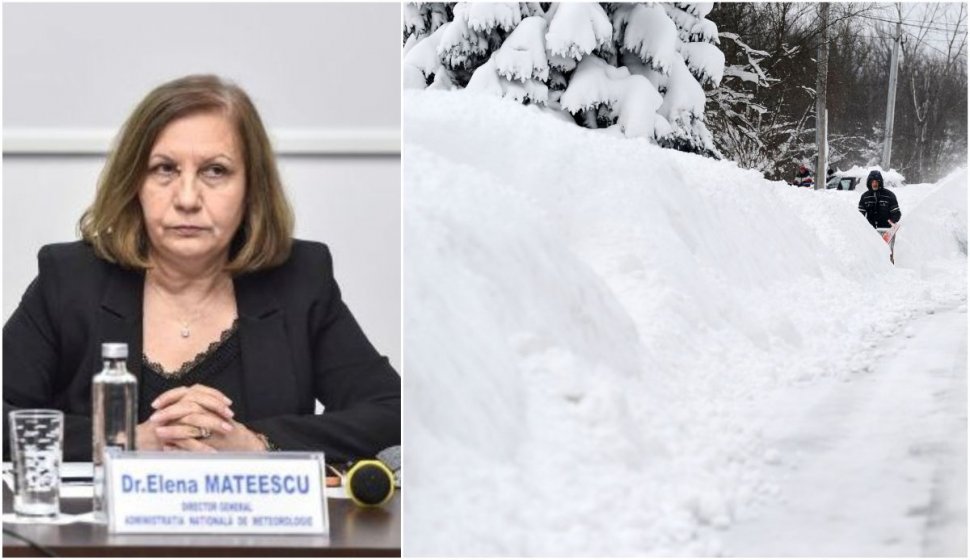Directorul ANM a anunțat când va ninge în România: ”Strat de zăpadă și viscol”