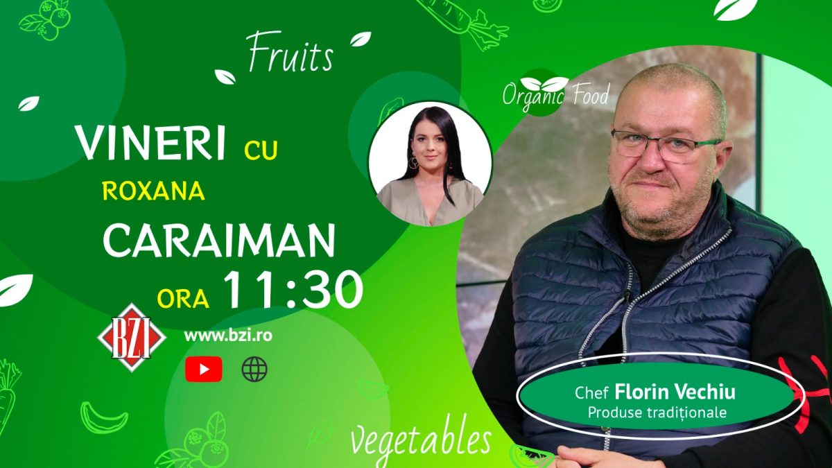 Inspirație pentru masa festivă de sărbători. Chef Florin Vechiu vorbește la BZI LIVE despre meniu și produse tradiționale