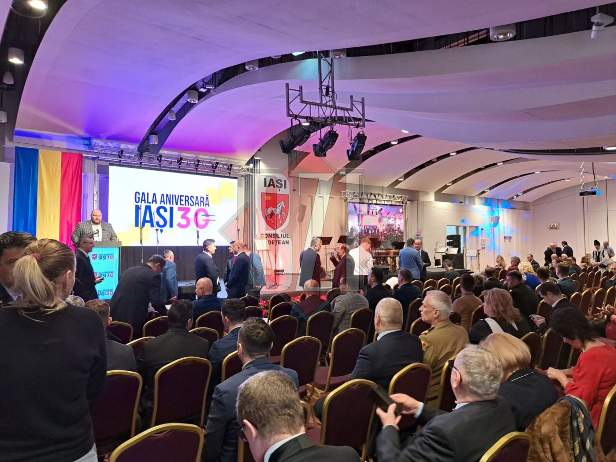 Consiliul Județean Iași organizează o gală pentru aniversarea a 30 de ani de la înființarea instituției – FOTO, UPDATE, LIVE VIDEO