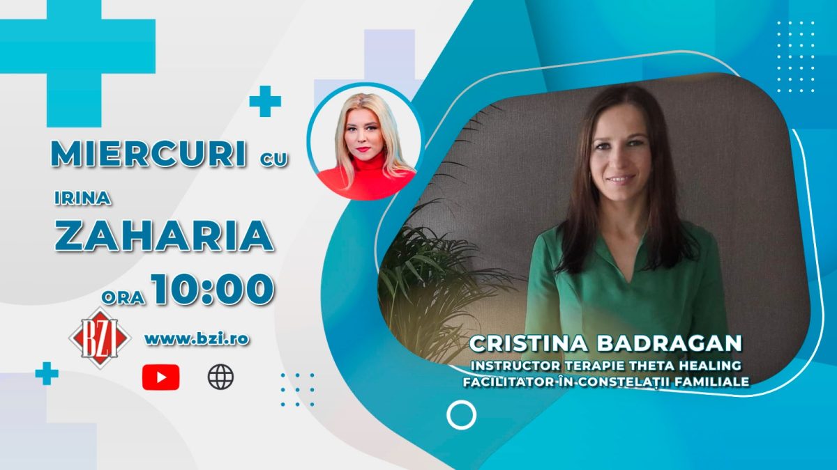 Cristina Bădrăgan, instructor terapie Theta Healing și facilitator în constelații familiale, discută în emisiunea BZI LIVE despre curajul de a cere ajutor atunci când nu mai găsești soluții