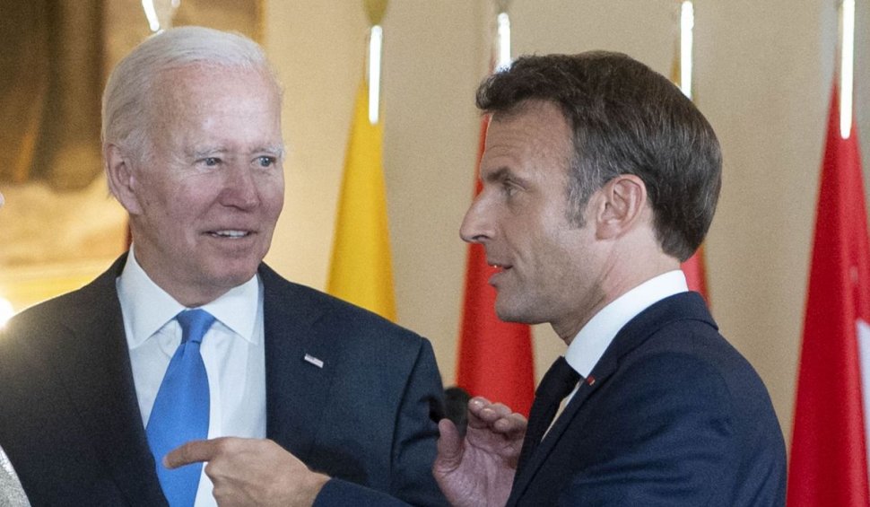 Joe Biden l-a primit pe Emmanuel Macron la Casa Albă. Preşedintele francez: „Trebuie să redevenim fraţi de arme”