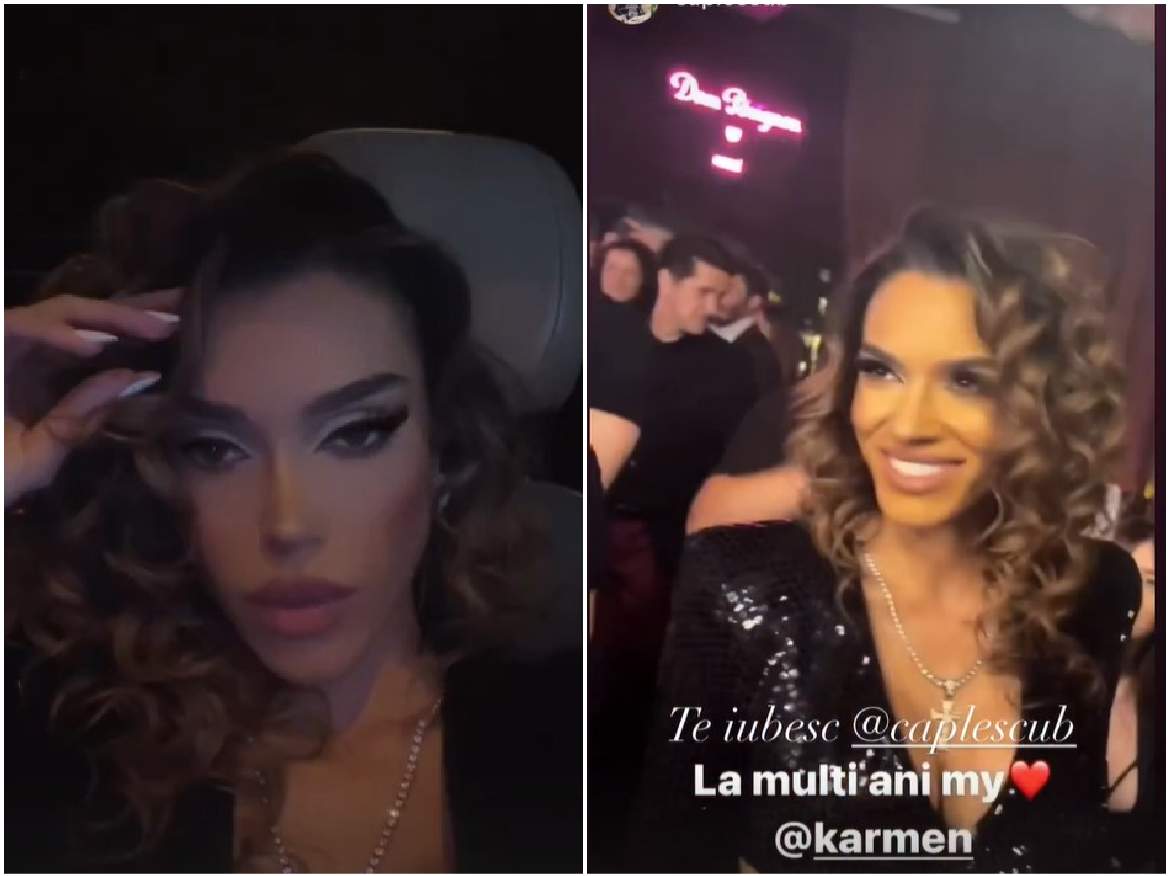 Karmen Simionescu a petrecut cu fast într-un club de fițe. Fiica lui Adrian Minune și-a sărbătorit ziua de naștere mai devreme