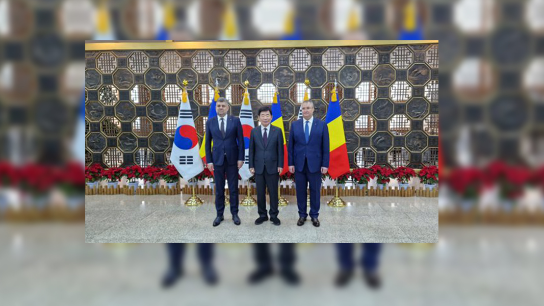 Nicolae Ciucă și Marcel Ciolacu s-au întâlnit cu președintele Adunării Naționale din Coreea de Sud