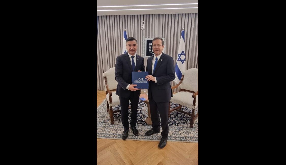 Primarul Mihai Chirica, întâlnire cu președintele Israelului, Isaac Herzog – FOTO