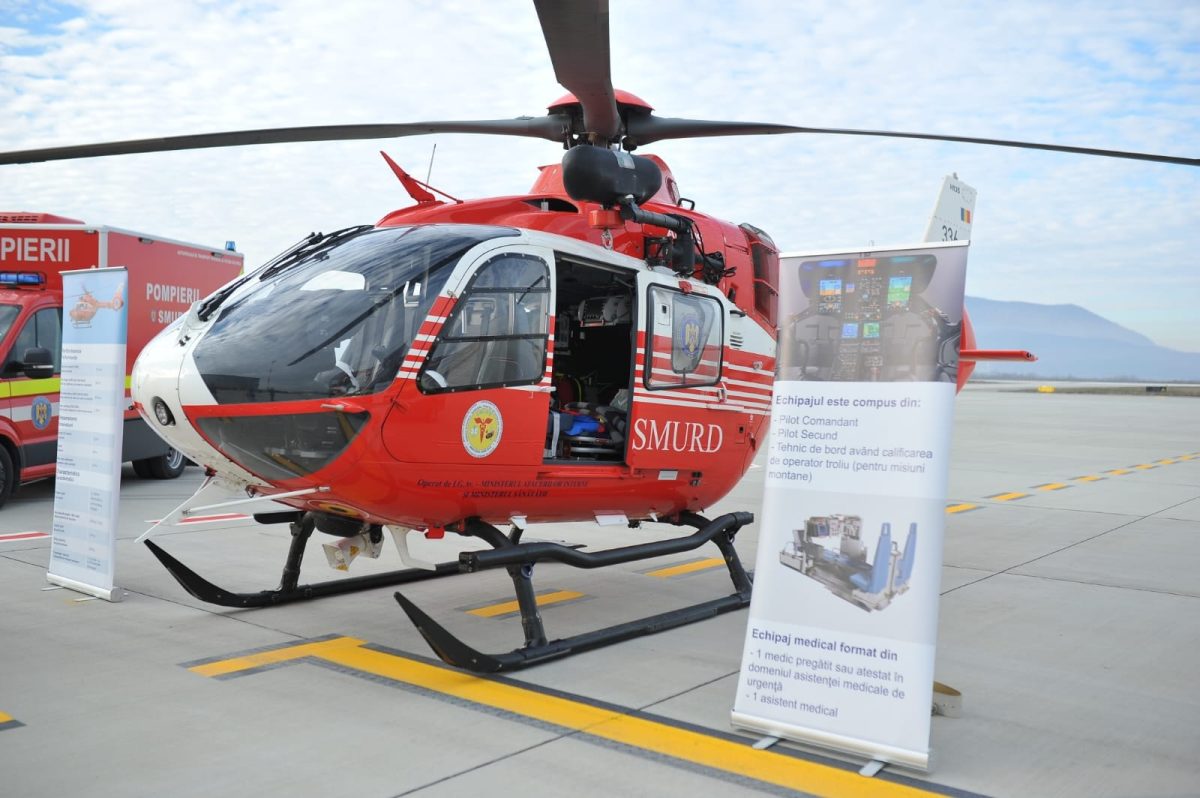 România are 10 puncte de salvare aeromedicală, în Iași și alte 9 județe. Cel mai nou, inaugurat la Brașov – FOTO