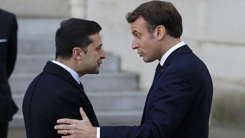 Emmanuel Macron, criticat dur de autorităţile de la Kiev după ce a venit cu propuneri de pace