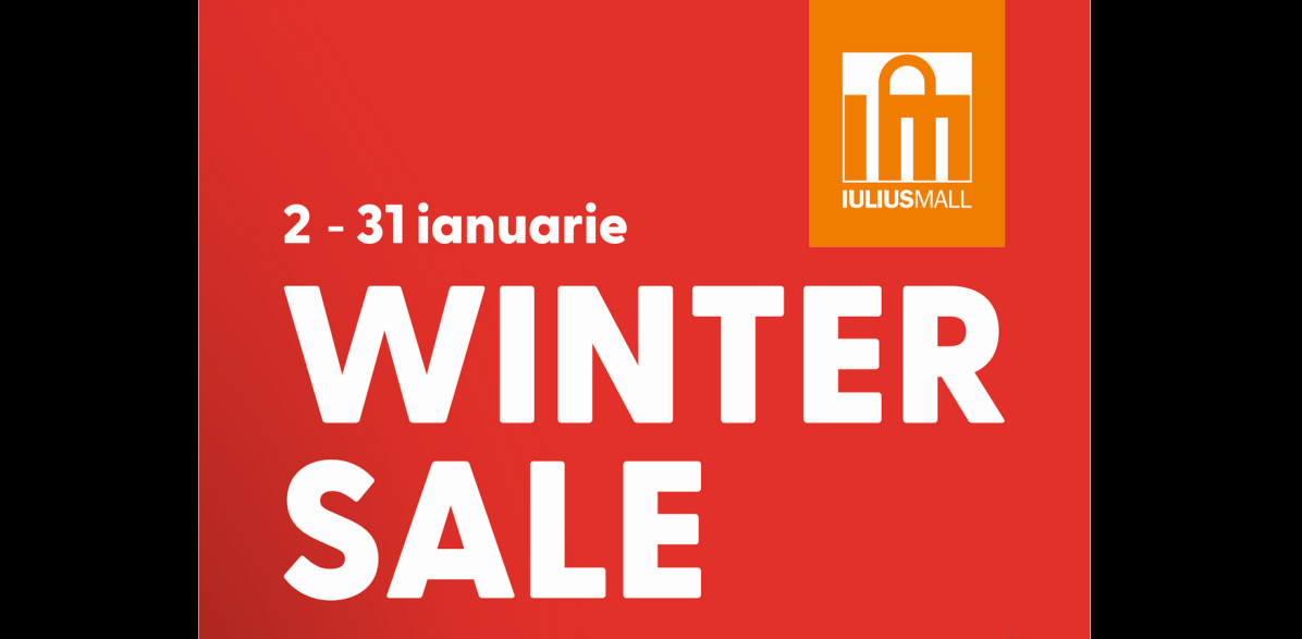 A început Winter Sale la Iulius Mall Iași. Profită de reducerile de până la 70% și bucură-te de cumpărături inspirate!