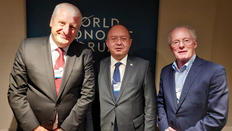 Ministrul Afacerilor Externe, Bogdan Aurescu a discutat la Forumul de la Davos despre dezvoltarea Centralei Nucleare de la Cernavodă