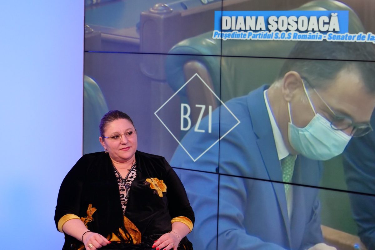Diana Șoșoacă la BZI LIVE: „Când au fost omorâți oameni, atunci angajaţii Romsilva nu s-au simţit ameninţaţi?” – VIDEO