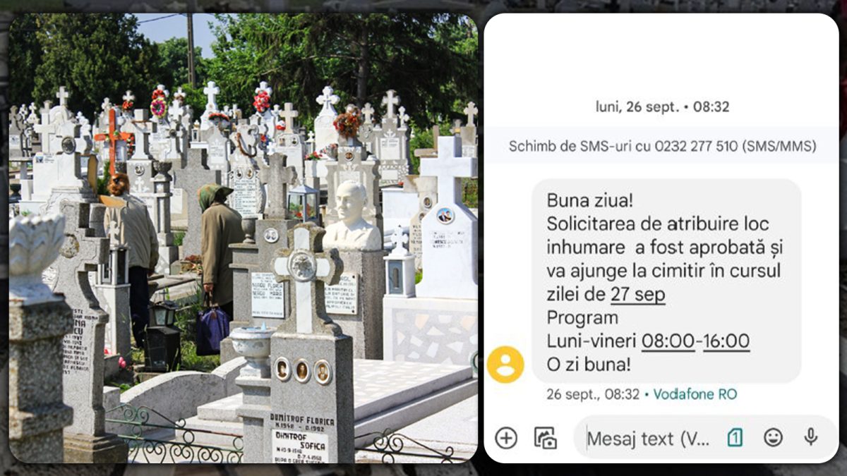 Scandal pe mormintele din cimitirul „Eternitatea” din Iași! Birocrația a sufocat o familie care voia să cinstească memoria înaintașilor