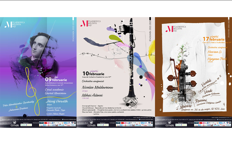 Filarmonica „Moldova” Iași: concerte în perioada 09 – 17 februarie 2023
