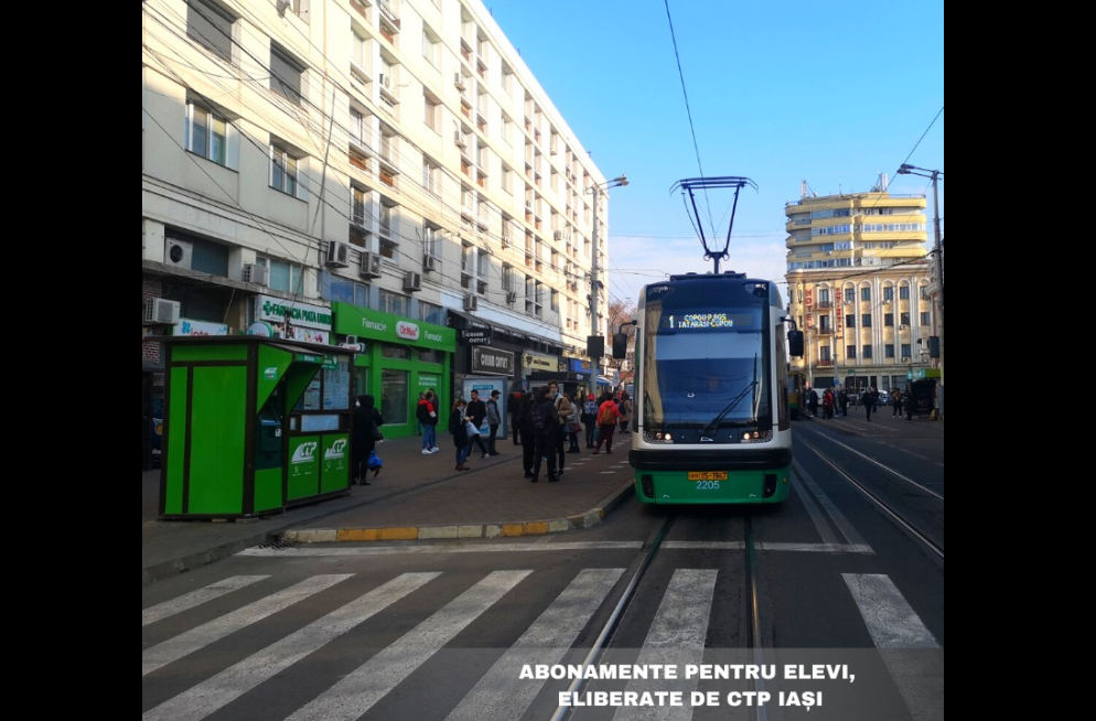 Vești bune pentru elevii care călătoresc pe traseele metropolitane! Biletele vor putea fi achiziționate de la punctele de vânzare ale CTP Iași