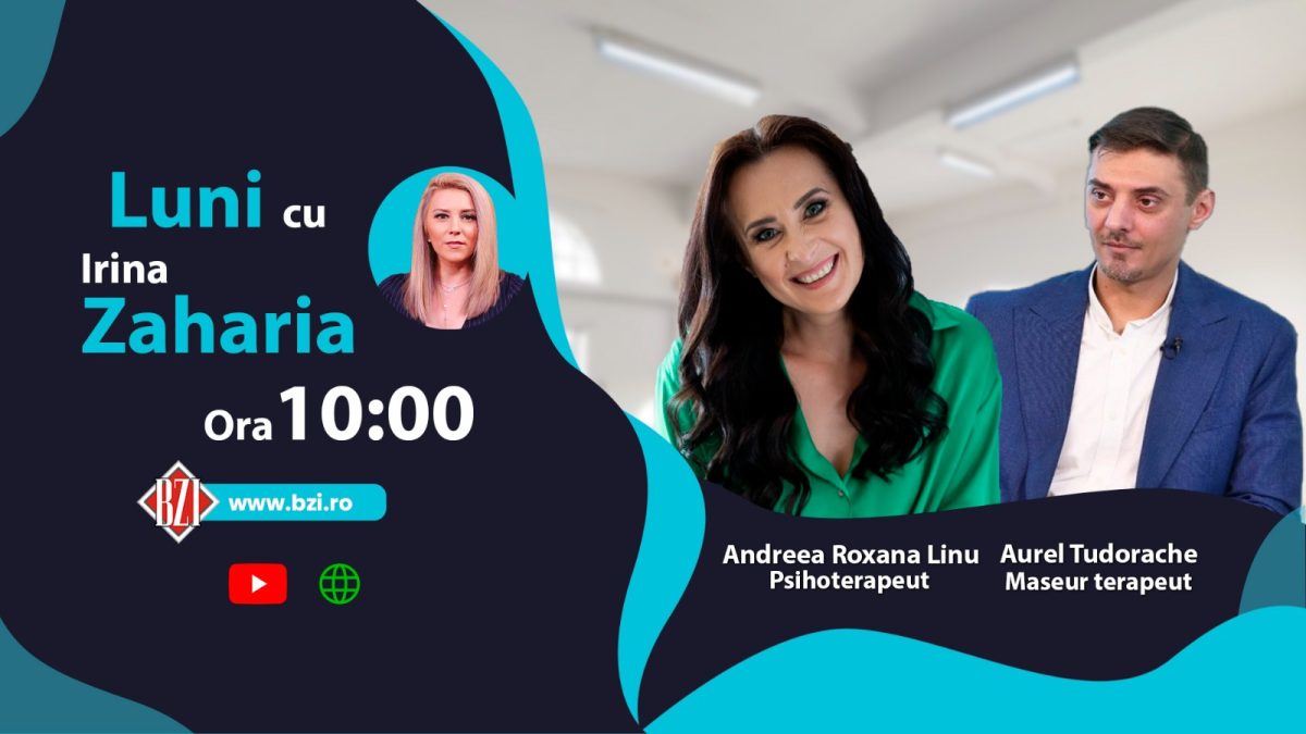 Aurel Tudorache, maseur terapeut și Andreea-Roxana Linu, psihoterapeut, discută în emisiunea BZI LIVE despre subiectele tabu legate de ședințele de masaj