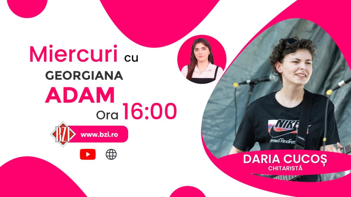 Daria Cucoș, chitaristă, detaliază pentru BZI LIVE cât de greu este să stăpânești acest instrument