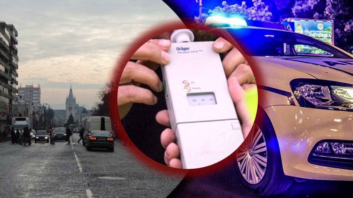 Un ieșean a vrut să bată recordul neregulilor în trafic și s-a urcat beat la volanul unui autoturism neînmatriculat – FOTO