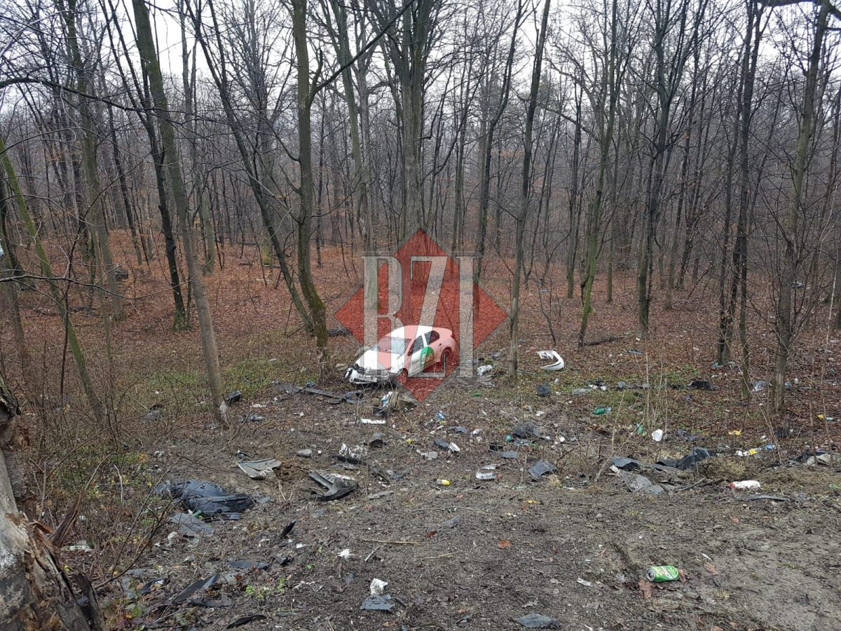 În curba din localitatea Bordea, comuna Grajduri, a avut loc un nou accident rutier. O maşină a ieşit în afara părţii carosabile – EXCLUSIV, FOTO