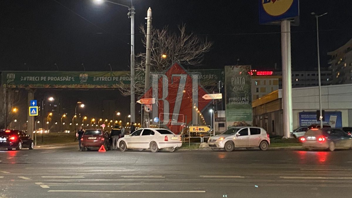 Accident rutier în Tudor Vladimirescu din municipiul Iași – EXCLUSIV, FOTO