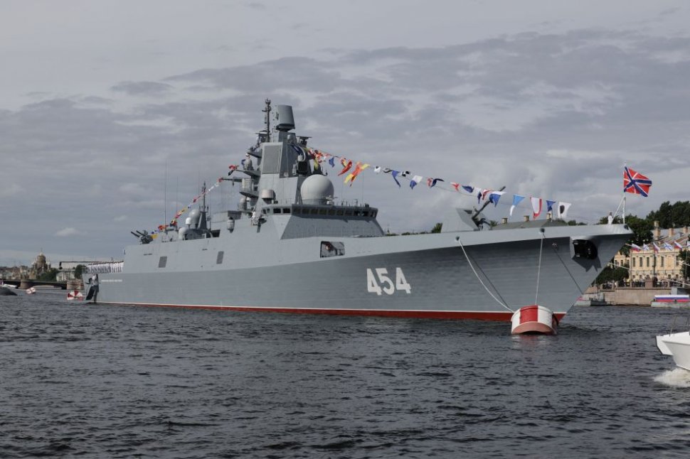 Fregata rusă va ajunge în Marea Mediterană. Marina militară anunță un „marș lung” al navei „Amiral Gorșkov”
