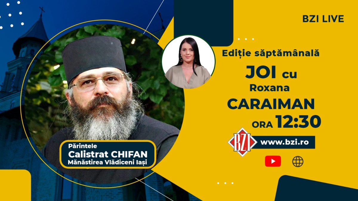 De ce ortodocșii cinstesc sfintele icoane și se închină lor? Părintele Calistrat Chifan, de la Mănăstirea Vlădiceni din Iași, revine în studioul BZI LIVE