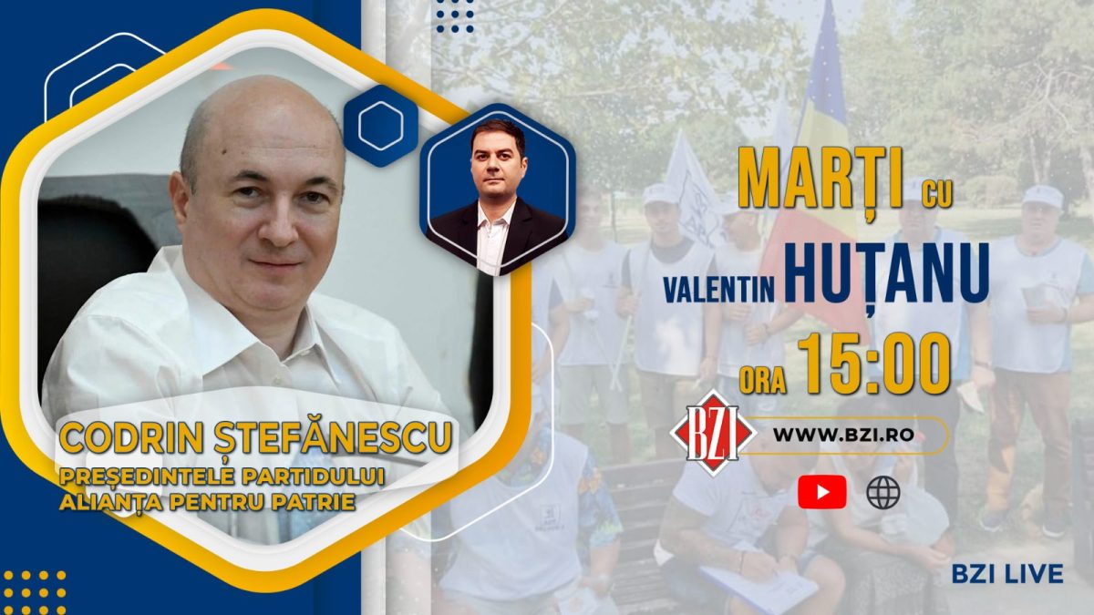 Președintele APP România Codrin Ștefănescu, într-o nouă ediție explozivă BZI LIVE