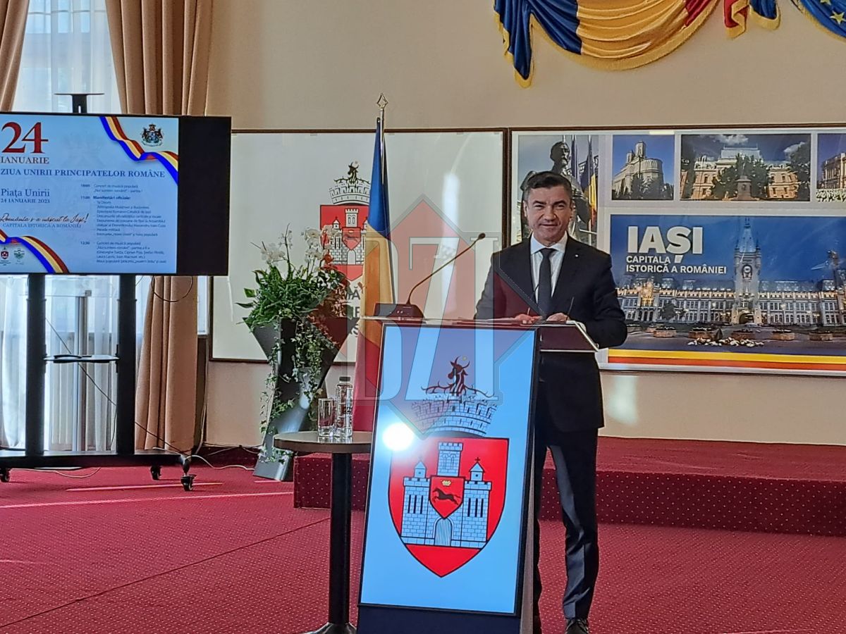 Conferință de presă susținută de primarul Iașului, Mihai Chirica – FOTO