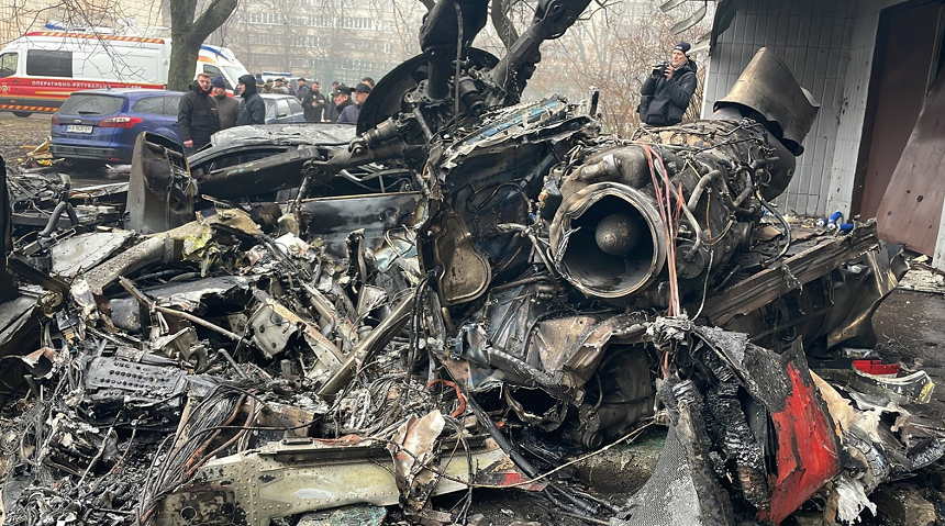 Martor la tragedia aviatică din Ucraina: „Elicopterul zbura în cerc și ardea, înainte de a cădea peste grădiniță”