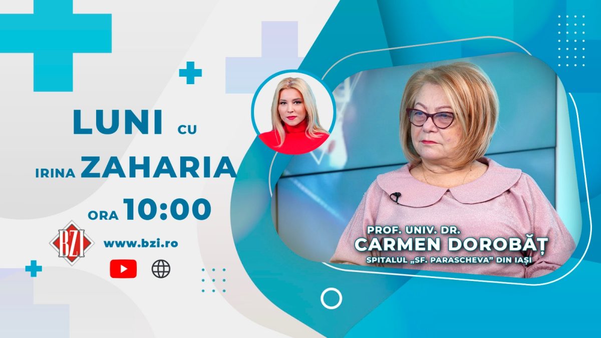 Prof. dr. Carmen Dorobăț, međic infecționist, Spitalul de Boli Infecțioase ” Sfânta Parascheva” Iași, discută în emisiunea BZI LIVE despre avalanșa de cazuri devgripă și de viroze