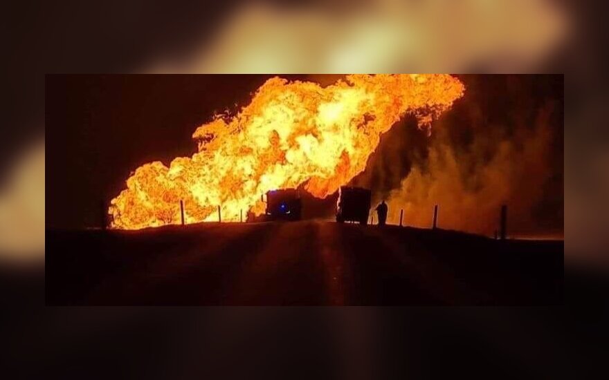 Explozie la o conductă de gaz care leagă Letonia de Lituania