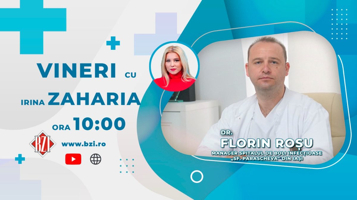 Dr. Florin Roșu, managerul Spitalului de Boli Infecțioase „Sfânta Parascheva” Iași discută in ediția BZI LIVE despre primul caz al unui bărbat disgnosticat cu Covid 19, gripă și virusul respirator sincițial