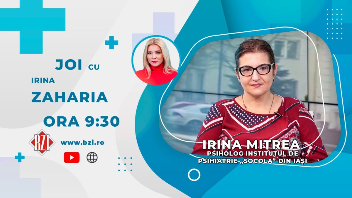 Irina Mitrea, psiholog principal la Institutul de Psihiatrie Socola Iași, discută în emisiunea BZI LIVE despre cum sunt afectați oamenii de criza economică și de majorările de prețuri
