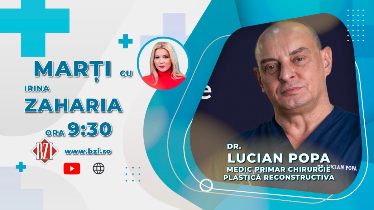 Dr. Lucian Popa, medic primar chirurgie plastică reconstructivă, discută în emisiunea BZI LIVE despre frumusețea epigenetică