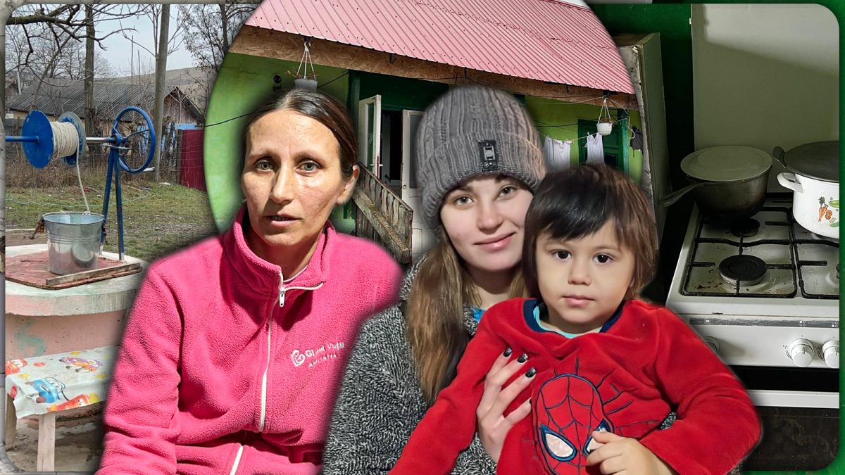 Drama unei mame din comuna Gropnița, care își crește singură copiii. A fost traumatizată de bărbatul cu care și-a împărțit viața: „Trăiesc coșmarul vieții mele” – GALERIE FOTO/ VIDEO