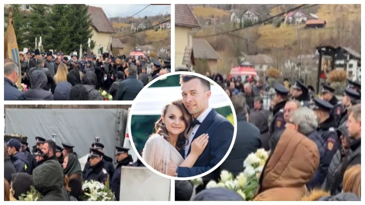 Nicu şi Alexandra, tinerii omorâți la Bran, au fost înmormântaţi cu onoruri militare