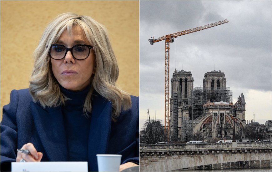 Fosta ministră franceză a Culturii: Brigitte Macron a vrut să reconstruiască Notre Dame sub forma unui „falus erect, înconjurat de bile de aur”