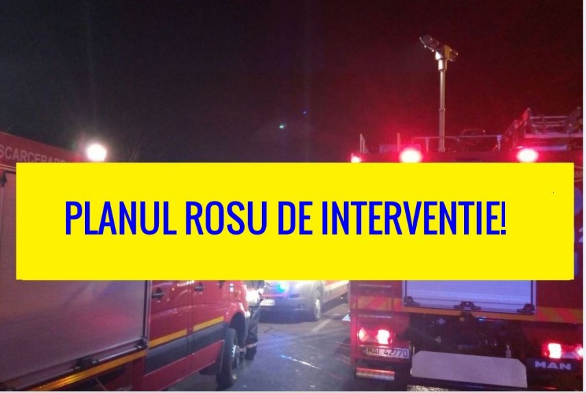 Autocar cu zeci de oameni la bord, accident grav în judeţul Bistriţa-Năsăud. A fost activat planul roșu de intervenție
