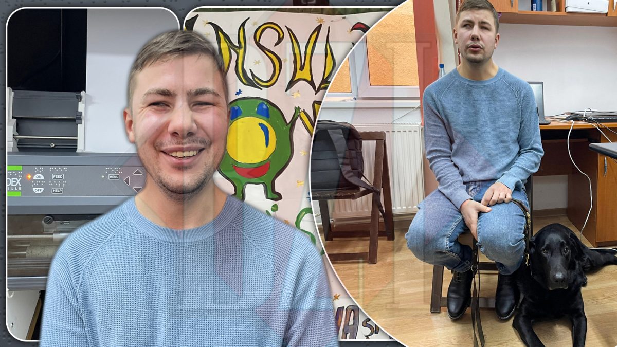 Povestea impresionantă a unui profesor nevăzător! Cum se descurcă ieșeanul – FOTO/VIDEO