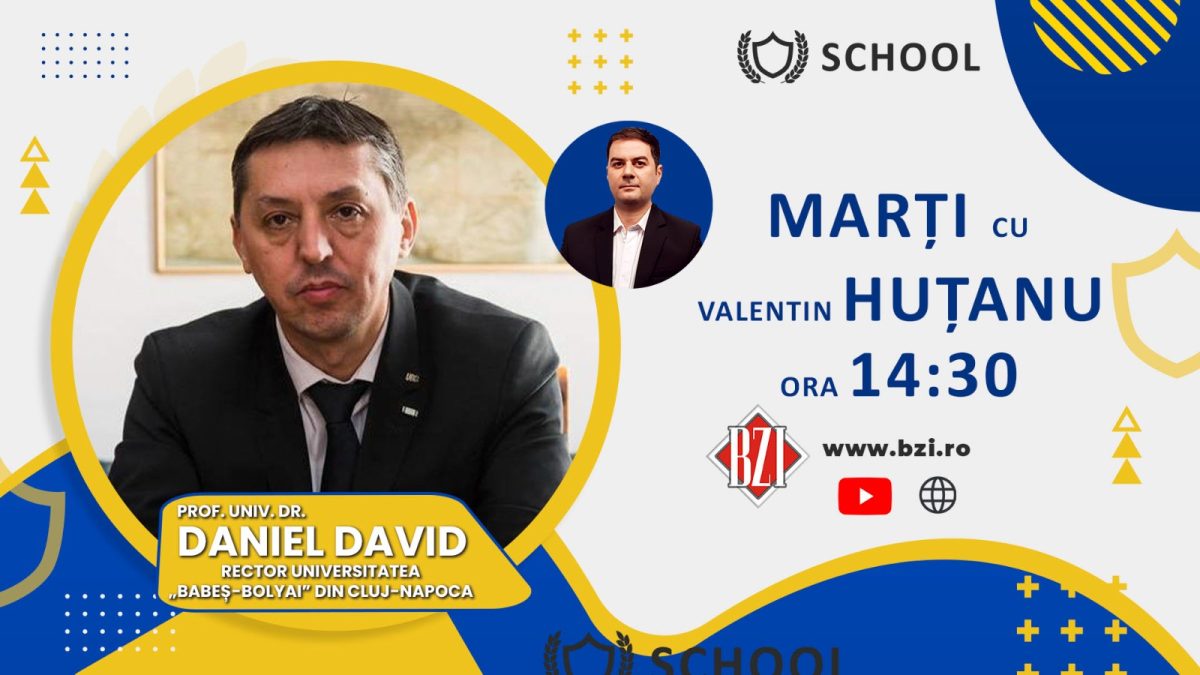 Ediție exclusivă BZI LIVE cu prof. univ. dr. Daniel David, rector Universitatea „Babeș-Bolyai” din Cluj-Napoca