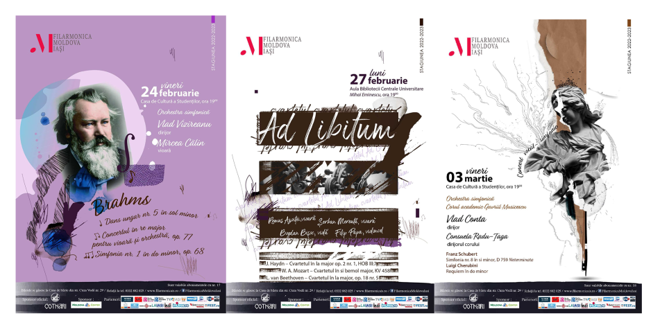 Filarmonica „Moldova” Iași – Concerte în perioada 24 februarie – 03 martie 2023
