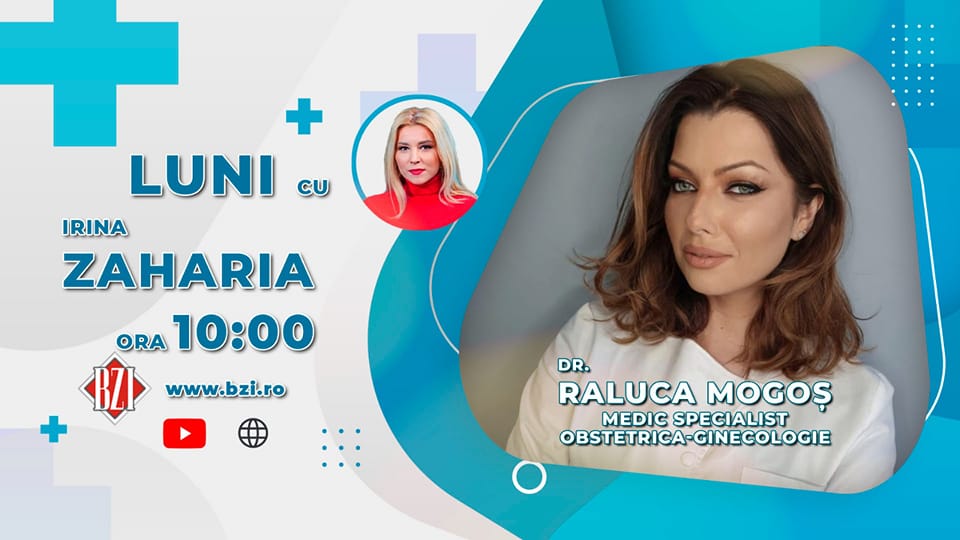 Dr. Raluca Mogoș, medic specialist obstetrică- ginecologie, discută la BZI LIVE despre afecțiunile cu care se confruntă femeile și despre importanța determinării cauzelor problemelor ginecologice