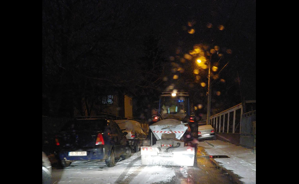 Acțiuni de deszăpezire la nivelul municipiului Iași