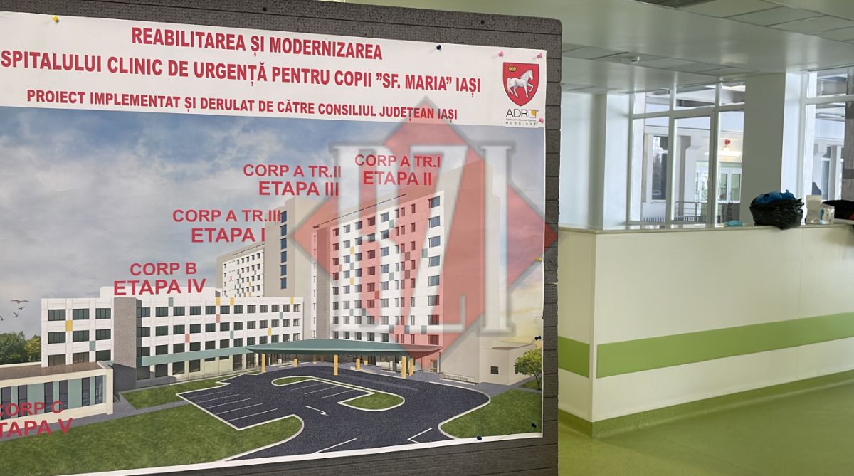 Investiții de aproximativ 180 de milioane de lei la Spitalul de Copii „Sf Maria” din Iași