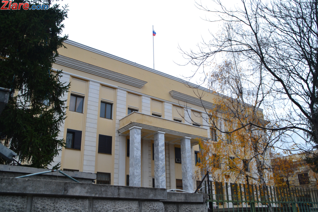 Colet suspect la ambasada Rusiei din București. Rezultatul expertizei SRI