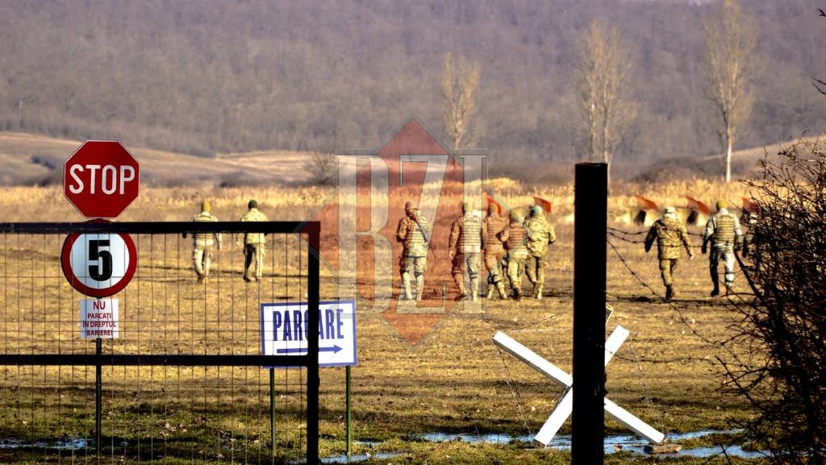 Antrenament la Poligonul de Trageri Mogoşeşti. Sunt prezenți soldați americani? – FOTO